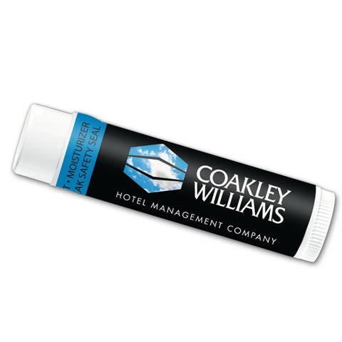 Promotional Lip Balm SPF15 Printed with your Imprint USA Made Lip Balm