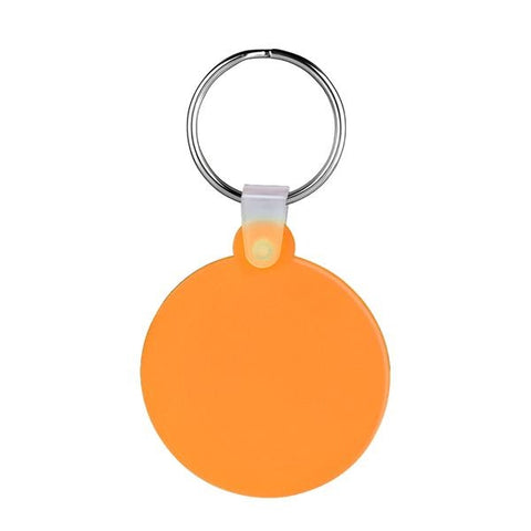 Custom Round Silicone Keychain
