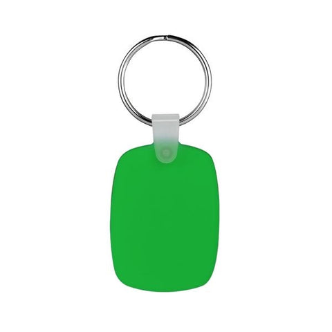 Custom Oval Shaped Silicone Keychain