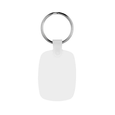 Custom Oval Shaped Silicone Keychain