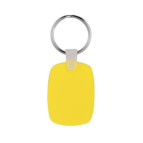 Custom Oval Shaped Silicone Keychain