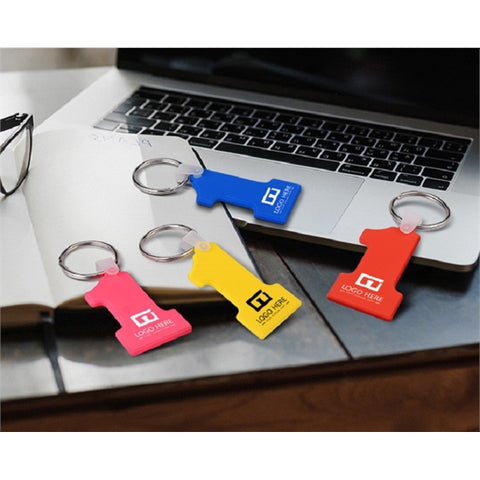 Printed Number One Custom Soft Keychains
