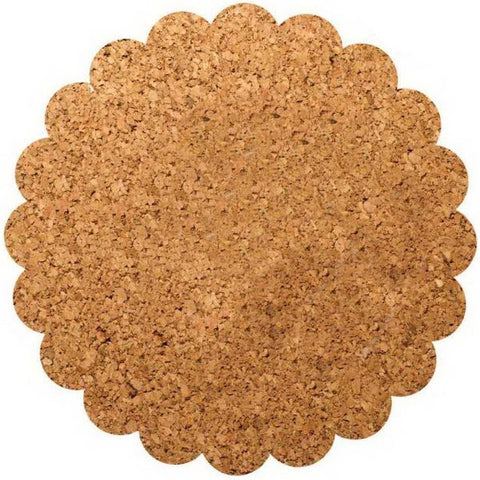 Personalized Flower Cork Coasters