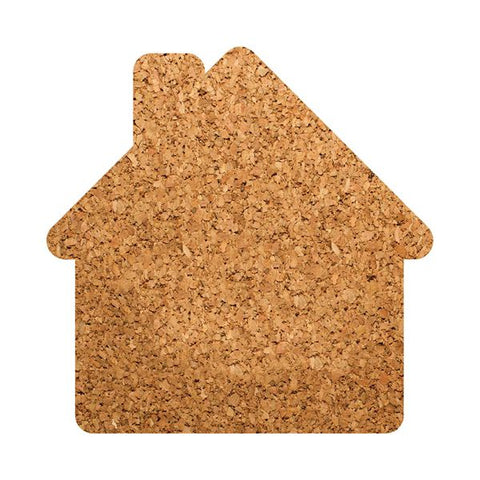 Branded House Shaped Cork Coasters