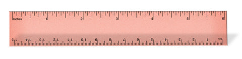 Promotional Ideal 6" Pocket Ruler