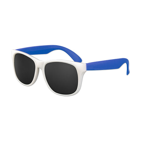 Branded White Frame Classic Sunglasses