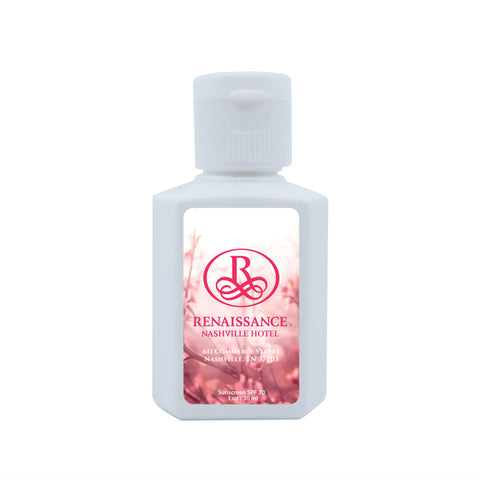 Branded SPF 30 Square Sunscreen 1 oz. Bottle