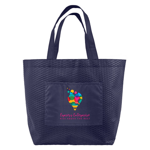 Personalized Julian Deluxe Non-Woven Tote Bag Printed in Full Color