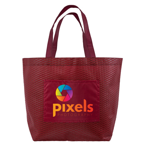 Personalized Julian Deluxe Non-Woven Tote Bag Printed in Full Color