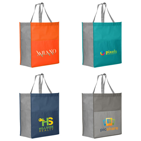 Promotional Rome RPET Recycled Non-Woven Tote Printed in Full Color