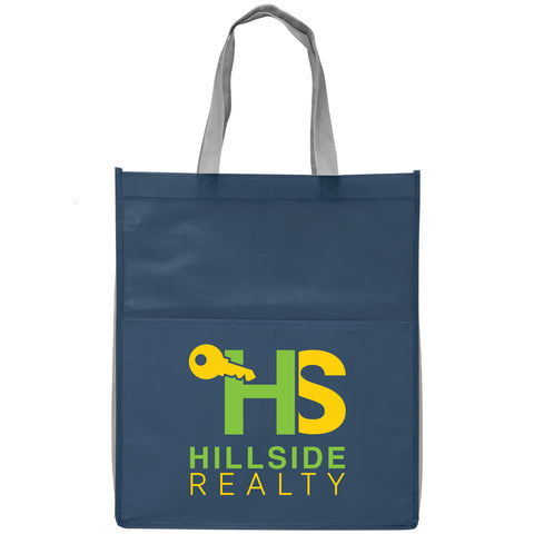 Promotional Rome RPET Recycled Non-Woven Tote Printed in Full Color