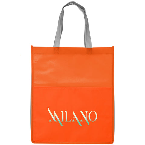 Promotional Rome RPET Recycled Non-Woven Tote Printed in Full Color