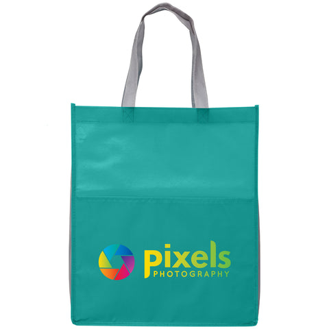 Promotional Rome RPET Recycled Non-Woven Tote Printed in Full Color