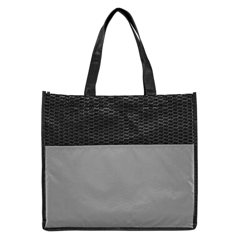 Promotional Plaza Deluxe Non-Woven Convention Tote Bag Printed