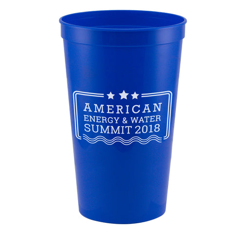 Personalized Touchdown 22 oz. Stadium Cup Printed