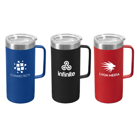 Promotional Glamping Tall 17 oz. Double-Wall Stainless Mug Printed