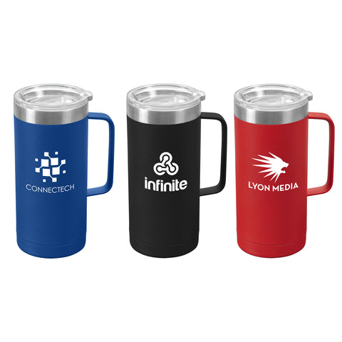Promotional Glamping Tall 17 oz. Double-Wall Stainless Mug Printed