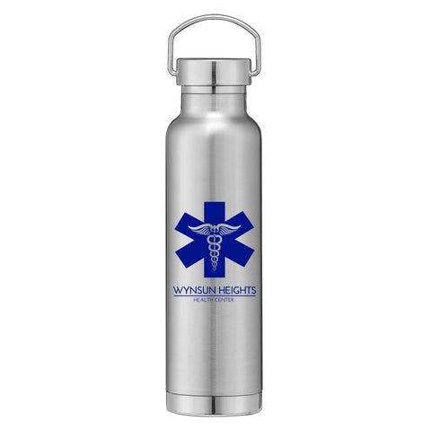 Custom Apollo 22 oz. Double Wall Stainless Steel Water Bottle with Lid