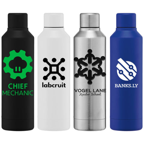 Personalized Olympus 17 oz. Double Wall Copper-Lined Stainless Steel Bottle with Twist Lid