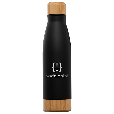 Ibiza Bamboo 22 oz. Double-Wall Stainless Bottle Laser Engraved