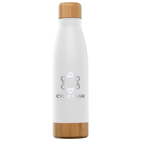 Ibiza Bamboo 22 oz. Double-Wall Stainless Bottle Laser Engraved