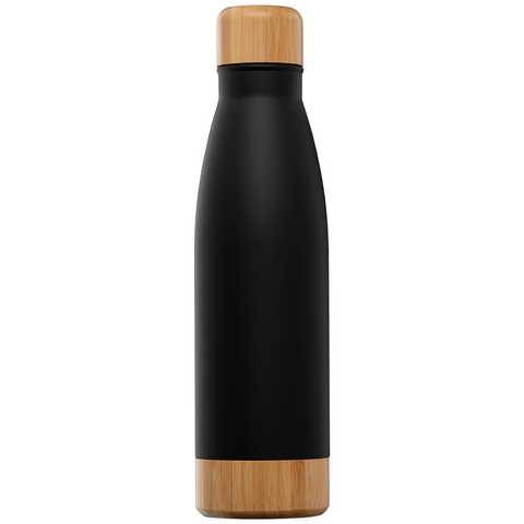 Ibiza Bamboo 22 oz. Double-Wall Stainless Bottle Laser Engraved