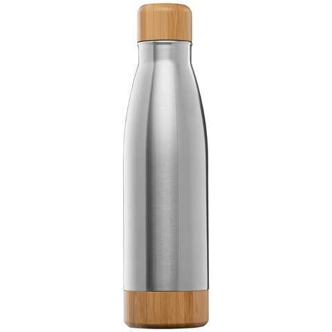 Personalized Ibiza Bamboo 22 oz. Double-Wall Stainless Bottle
