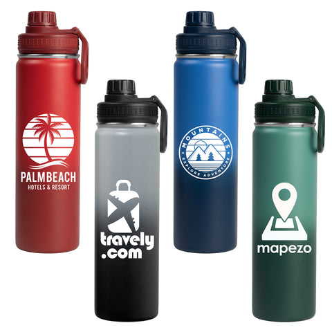 Promotional Alaska Ombre 25 oz. Stainless Steel Double Wall Water Bottle