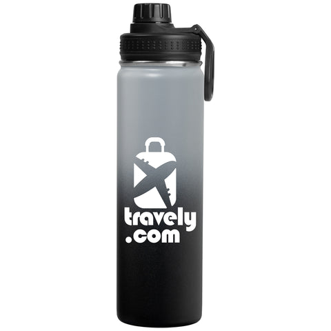 Promotional Alaska Ombre 25 oz. Stainless Steel Double Wall Water Bottle