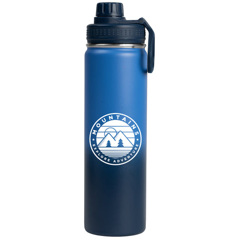 Promotional Alaska Ombre 25 oz. Stainless Steel Double Wall Water Bottle