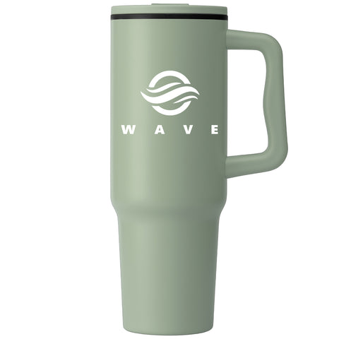 Polar 40 oz. Stainless Steel Tumbler with Plastic Liner and Straw