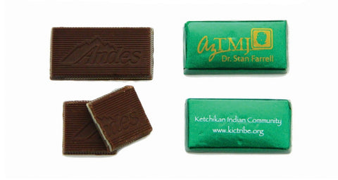 Personalized Andes Thins Printed with Your Logo