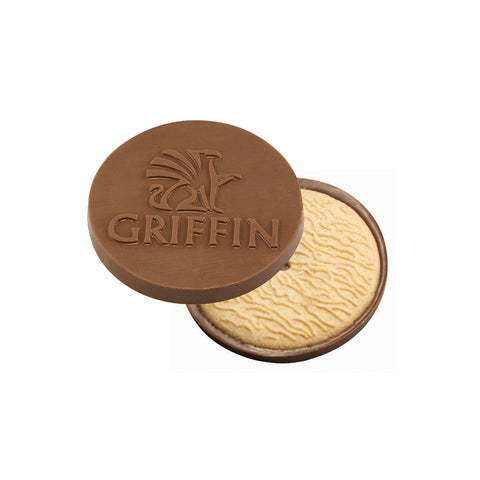 Personalized Round Chocolate Cookie
