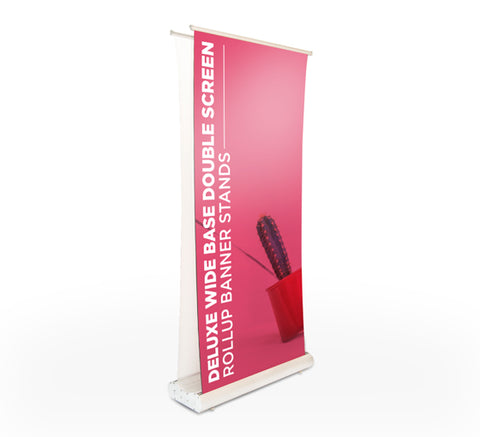 Promotional Double sided Retractable Banner Stands 2.5' x 6.5'