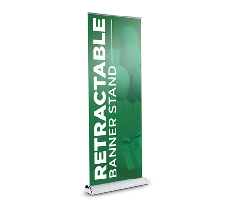 Custom Printed High Quality Retractable Banner Stands 24" x 78"