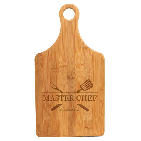 Branded Paddle Shaped Cutting Board