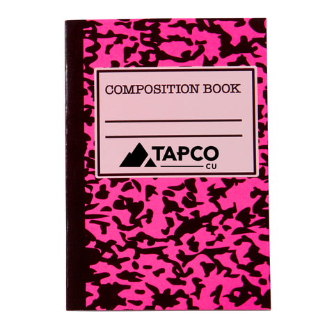 Custom Mini Neon Composition Notebook