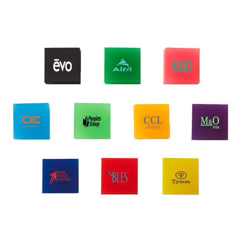 Personalized Square Translucent Pencil Erasers