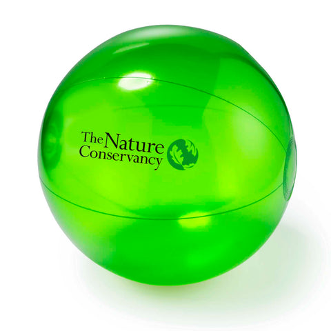 Custom Printed 12" Translucent Beach Ball