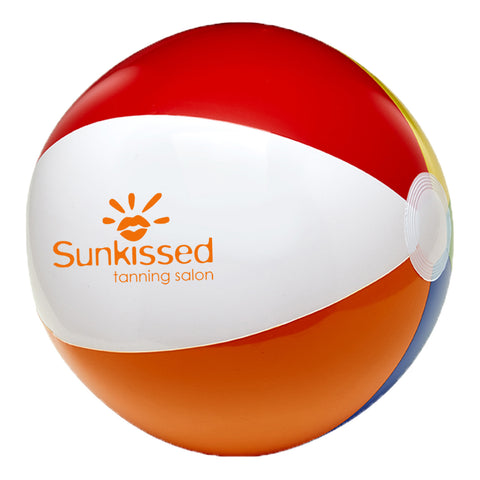 Personalized 6" Multi-Colored Beach Ball