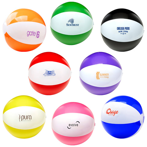 Custom Logo 16" Two-Tone Beach Ball