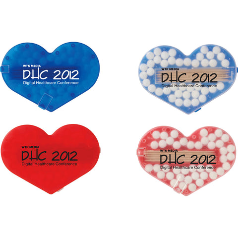 Custom Heart Mints & Picks