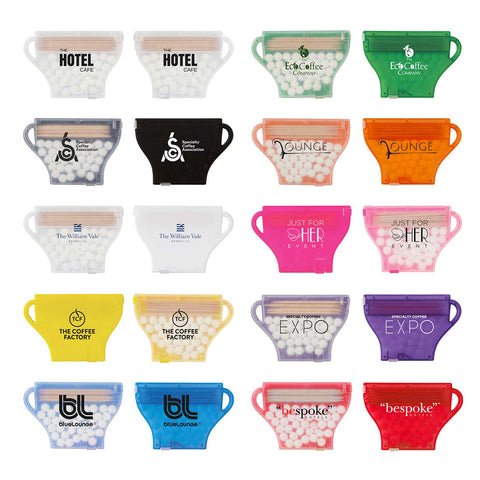 Personalized Coffee Cup Mints & Picks