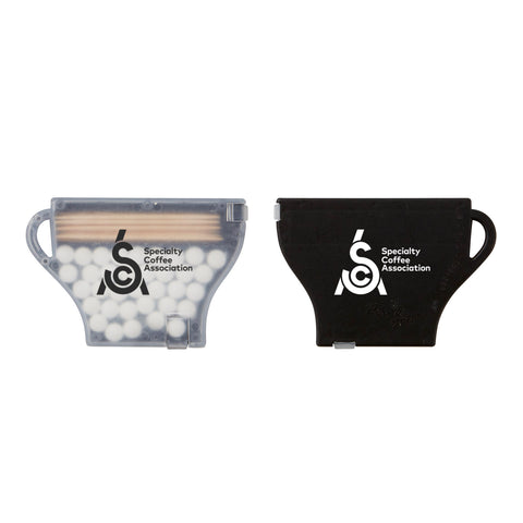 Personalized Coffee Cup Mints & Picks