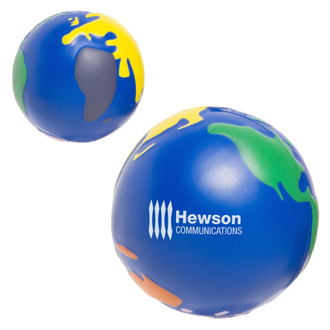 Personalized Multi-Colored Earthball Stress Reliever Printed