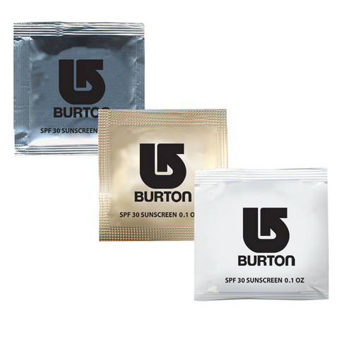 Custom Small Sunscreen Packets SPF30 (USA MADE)