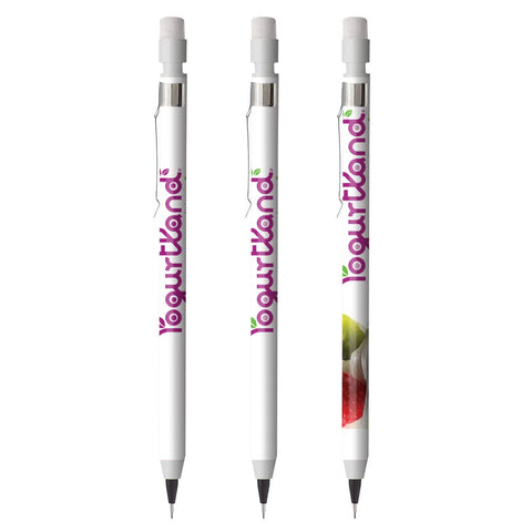 Personalized Mechanical Pencil with Clip Printed in Full Color