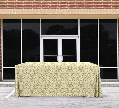 Printed Pleated Table Cover
