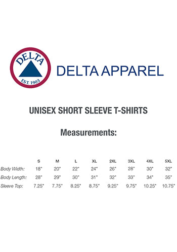 Custom Delta Apparel Unisex Short Sleeve T-shirts