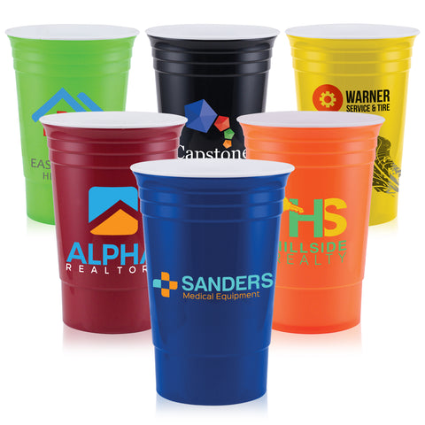 Personalized Bold 16 oz. Double Wall Cup Printed in Full Color